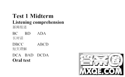 外語教學與研究出版社大學英語聽說教程4答案