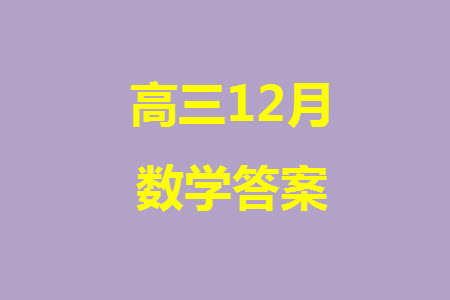 百師聯(lián)盟2024屆廣東省高三上學期12月聯(lián)考數(shù)學參考答案