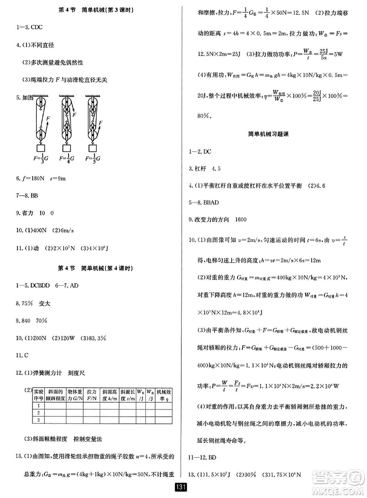 延邊人民出版社2023年秋勵(lì)耘書業(yè)勵(lì)耘新同步九年級科學(xué)全一冊浙教版答案