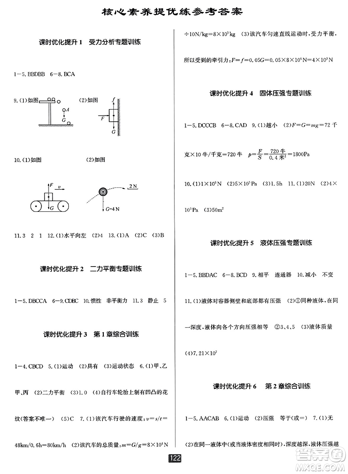 延邊人民出版社2023年秋勵(lì)耘書(shū)業(yè)勵(lì)耘新同步八年級(jí)科學(xué)上冊(cè)華師大版答案