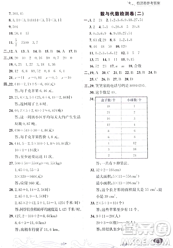 大連出版社2023年秋點石成金金牌每課通五年級數(shù)學上冊北師大版答案