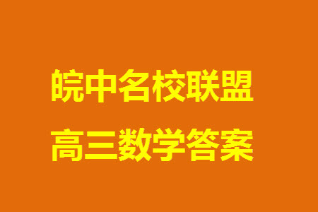 皖中名校聯(lián)盟2024屆高三上學(xué)期12月第四次聯(lián)考數(shù)學(xué)試題答案