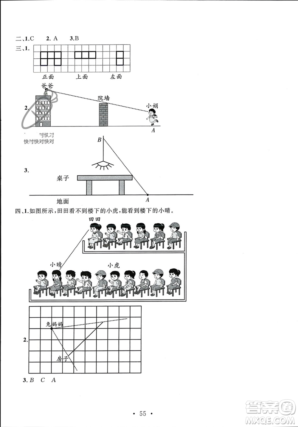 安徽大學(xué)出版社2023年秋名師講堂單元同步學(xué)練測六年級數(shù)學(xué)上冊北師大版參考答案