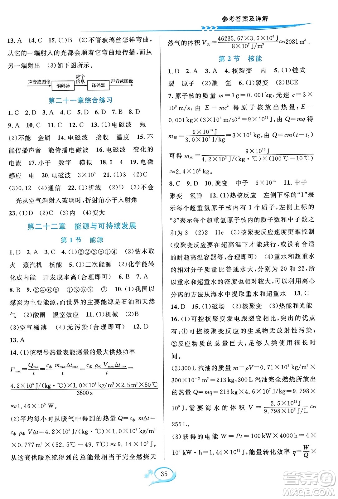 華東師范大學(xué)出版社2023年秋全優(yōu)方案夯實(shí)與提高九年級(jí)物理全一冊(cè)人教版答案