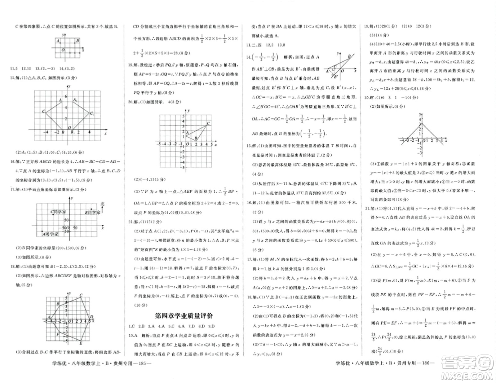 延邊大學(xué)出版社2023年秋學(xué)練優(yōu)八年級(jí)數(shù)學(xué)上冊(cè)北師大版貴州專(zhuān)版答案