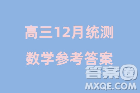 貴州省黔東南州2024屆高三上學期12月統(tǒng)測24-214C數(shù)學參考答案