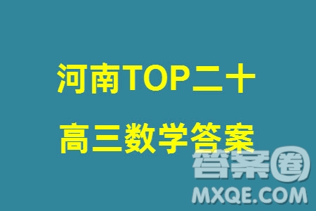 河南2024屆高三上學期TOP二十名校調研考試九數(shù)學參考答案