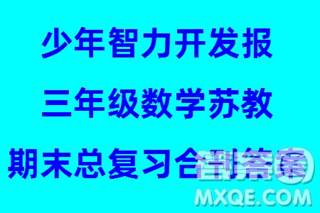 2023年秋少年智力開發(fā)報(bào)三年級(jí)數(shù)學(xué)上冊(cè)蘇教版期末總復(fù)習(xí)合刊參考答案