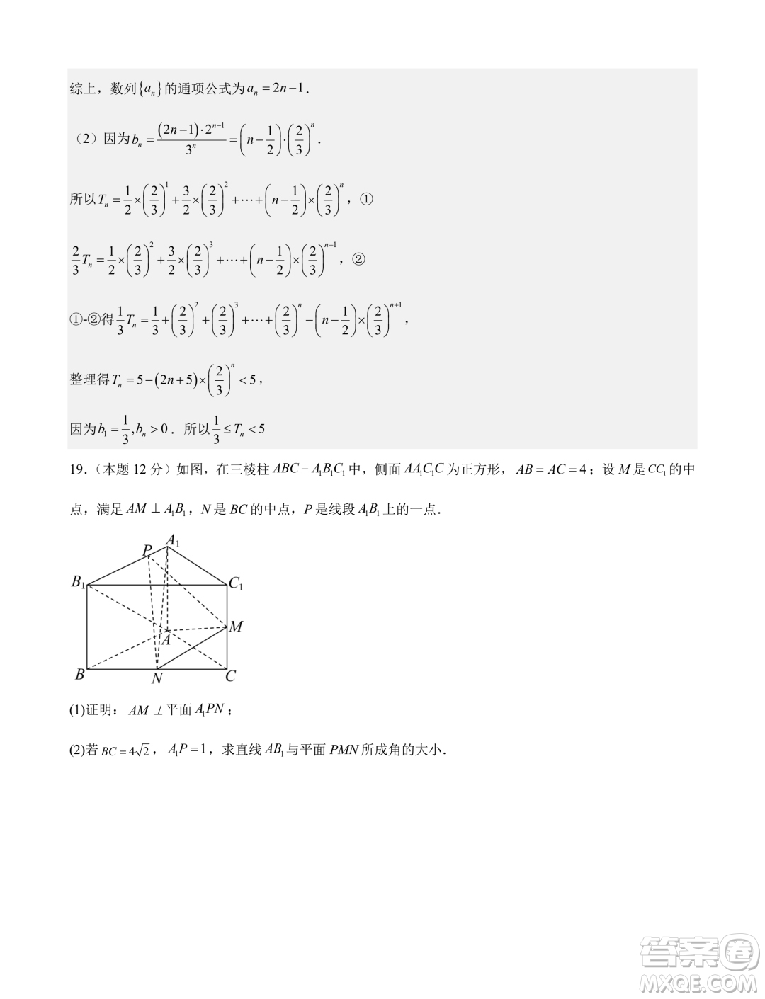 深圳外國(guó)語(yǔ)學(xué)校2024屆高三元月階段測(cè)試數(shù)學(xué)試卷答案