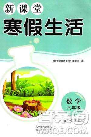 北京教育出版社2024新課堂寒假生活六年級(jí)數(shù)學(xué)蘇教版參考答案