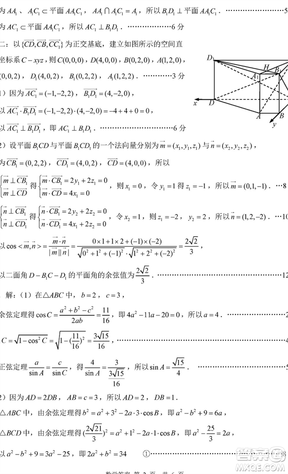 連云港市2023-2024學(xué)年高三上學(xué)期期末調(diào)研測(cè)試數(shù)學(xué)試卷參考答案