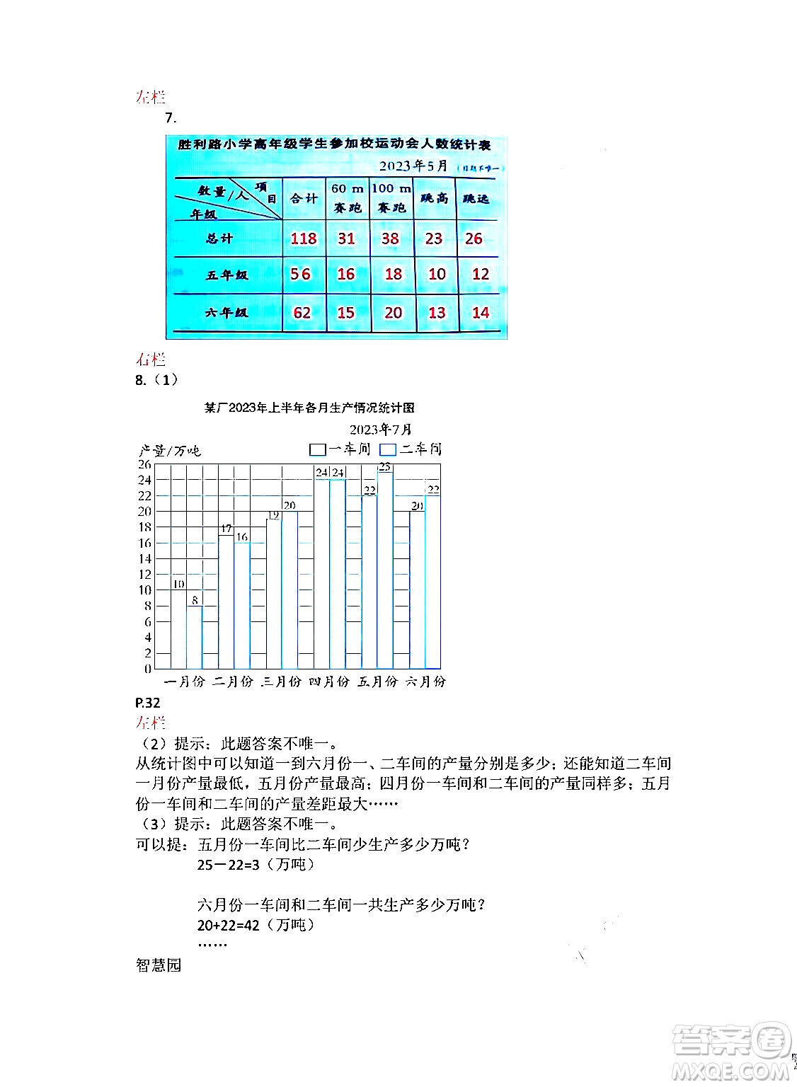 安徽少年兒童出版社2024寒假作業(yè)五年級(jí)數(shù)學(xué)蘇教版答案