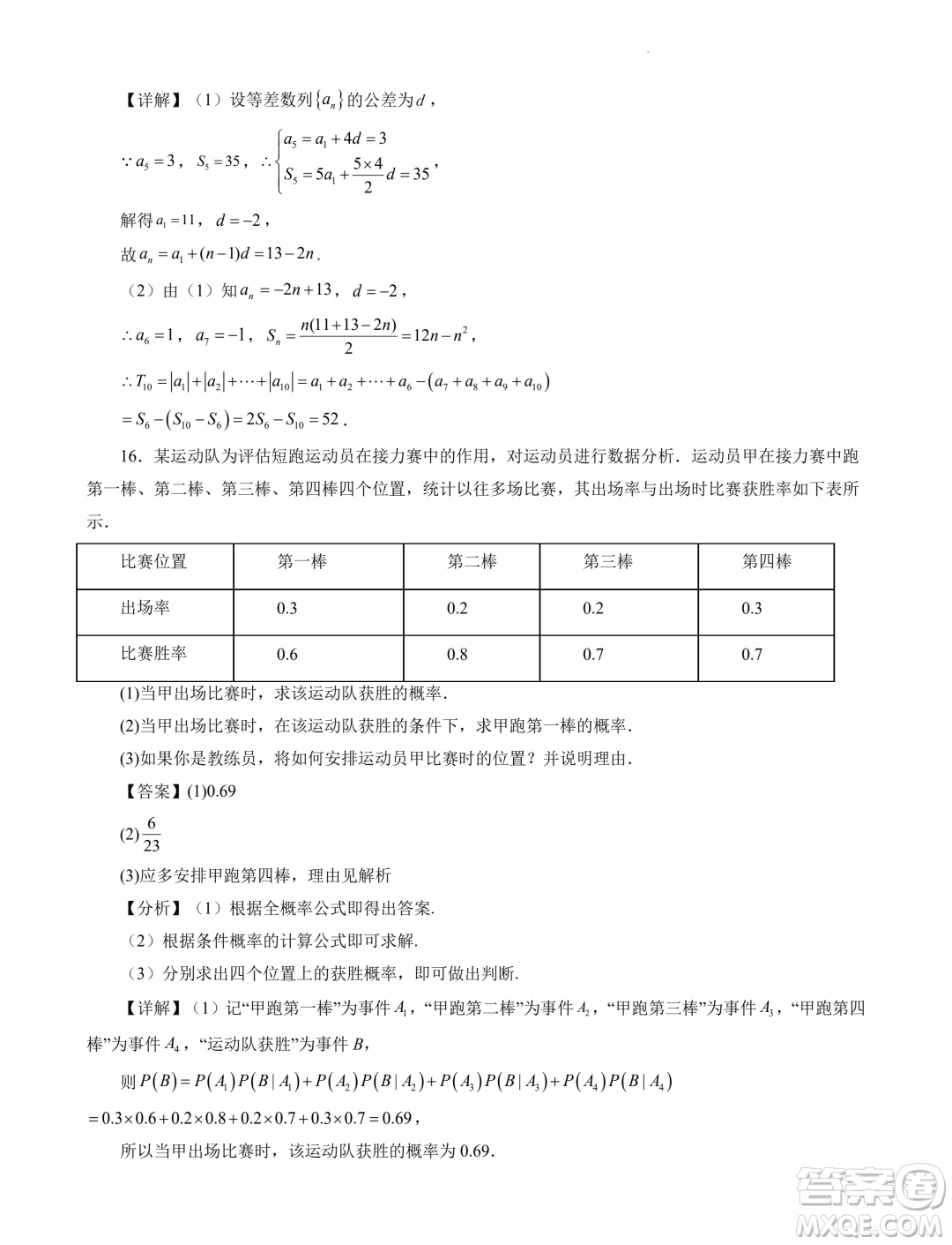 2024年高考數(shù)學(xué)新結(jié)構(gòu)模擬適應(yīng)性特訓(xùn)卷二答案