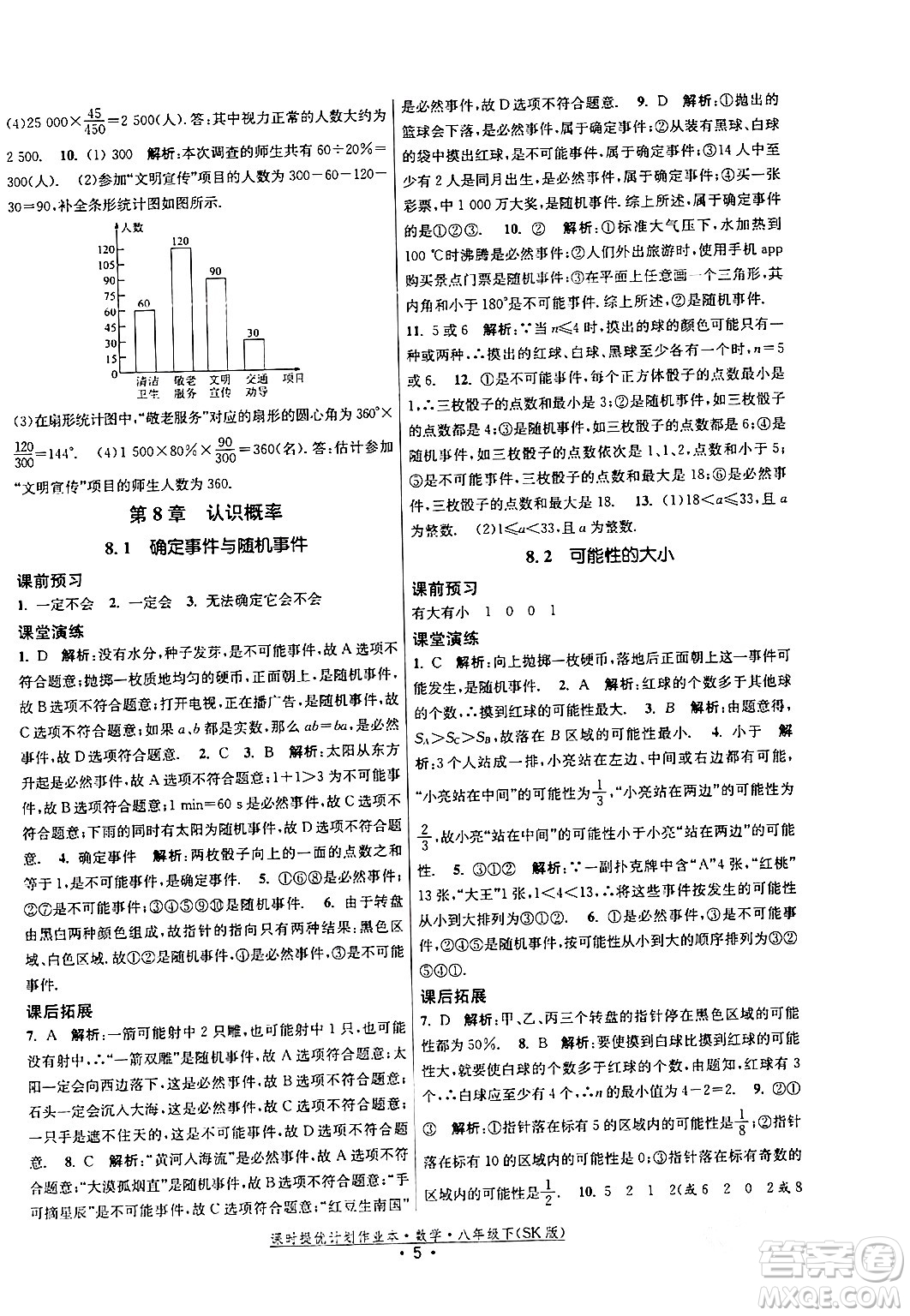 江蘇人民出版社2024年春課時提優(yōu)計劃作業(yè)本八年級數(shù)學(xué)下冊蘇科版答案