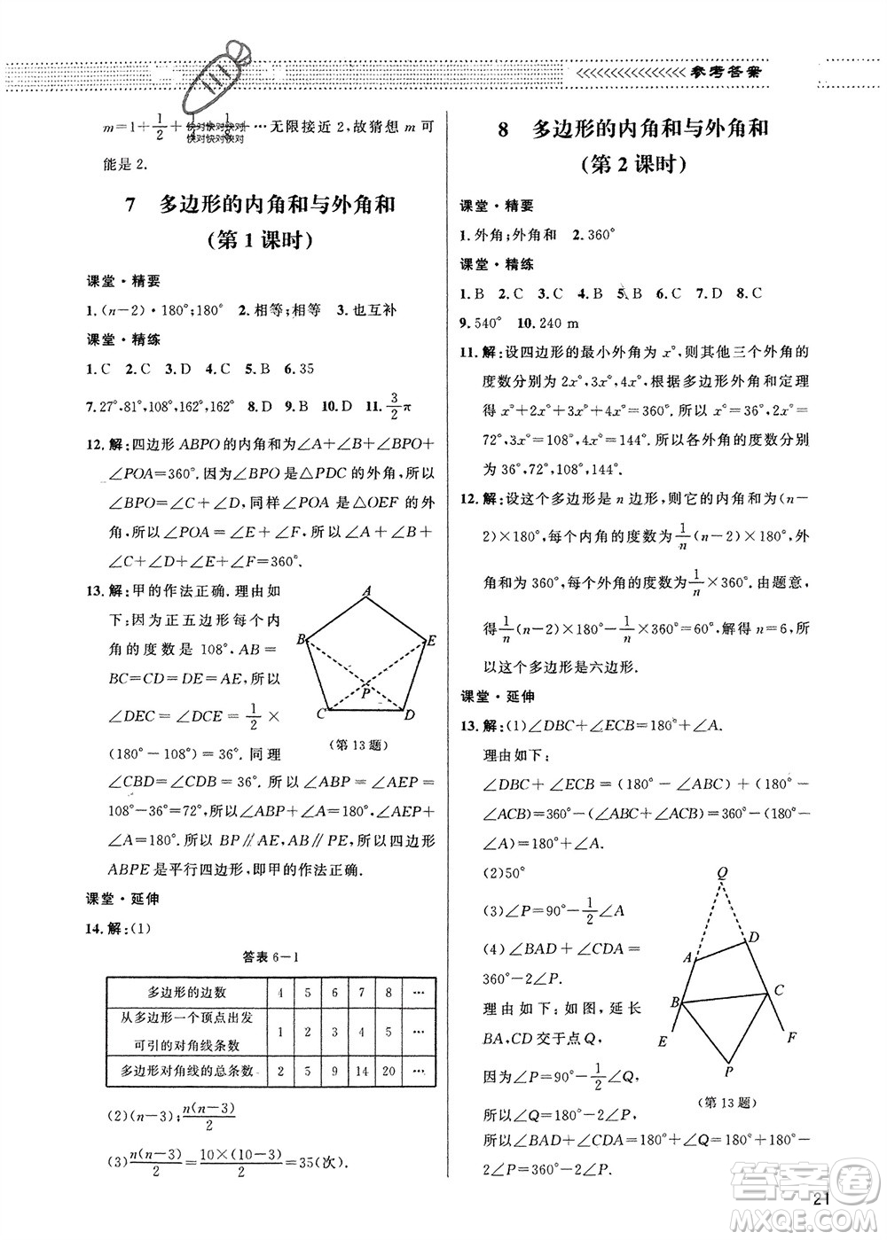 北京師范大學(xué)出版社2024年春配套綜合練習(xí)八年級數(shù)學(xué)下冊北師大版參考答案