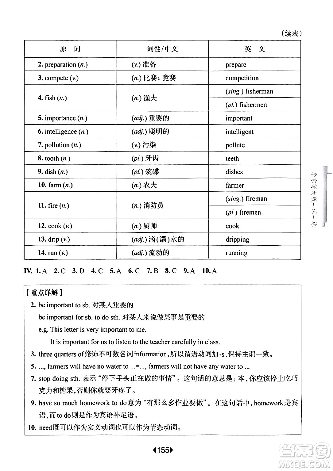 華東師范大學(xué)出版社2024年春華東師大版一課一練六年級英語下冊牛津版增強版上海專版答案