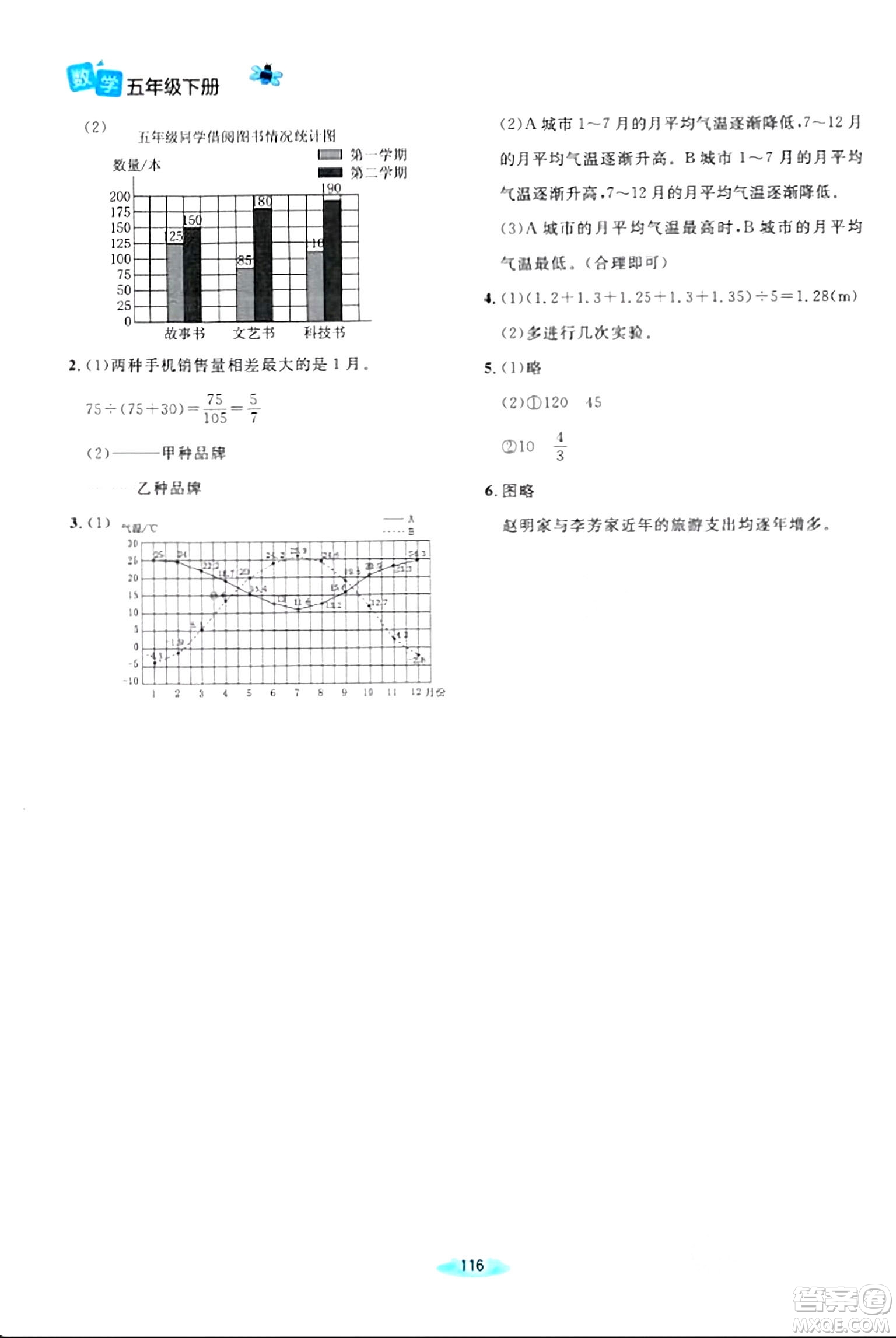 北京師范大學(xué)出版社2024年春課堂精練五年級數(shù)學(xué)下冊北師大版答案