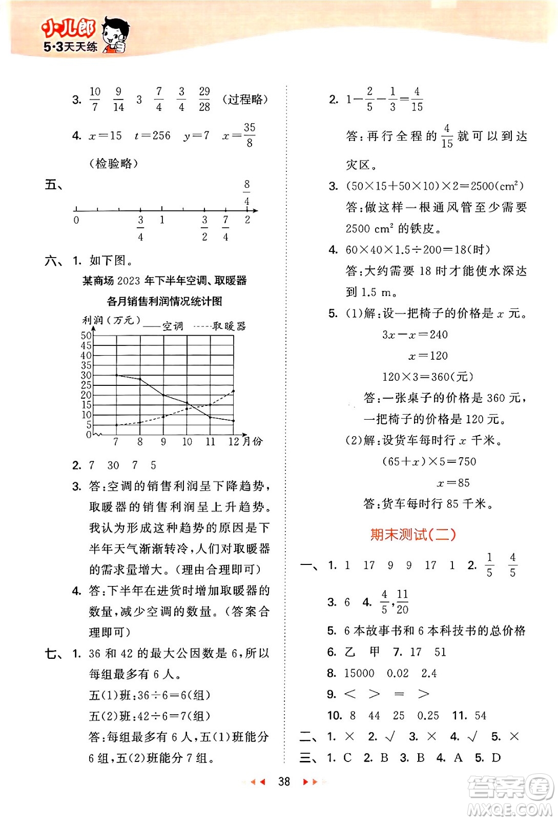 地質(zhì)出版社2024年春53天天練五年級數(shù)學下冊西師版答案