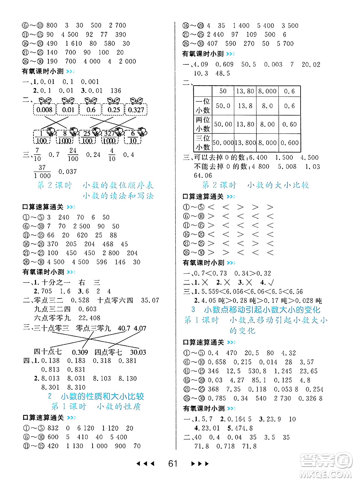 延邊大學(xué)出版社2024年春細(xì)解巧練四年級(jí)數(shù)學(xué)下冊(cè)人教版答案