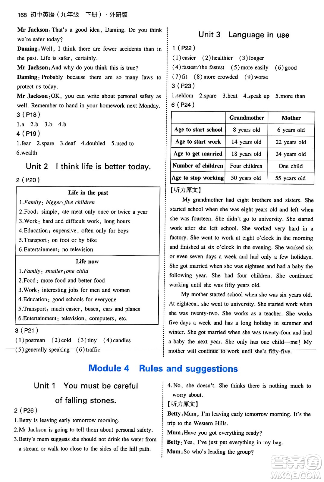 首都師范大學(xué)出版社2024年春初中同步5年中考3年模擬九年級英語下冊外研版答案