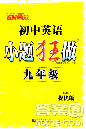 東南大學(xué)出版社2024年春初中英語小題狂做提優(yōu)版九年級英語下冊譯林版答案