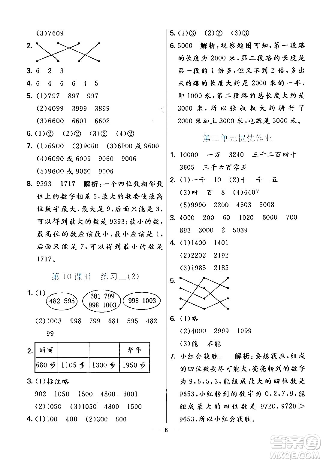 陽(yáng)光出版社2024年春亮點(diǎn)激活提優(yōu)天天練二年級(jí)數(shù)學(xué)下冊(cè)北師大版答案