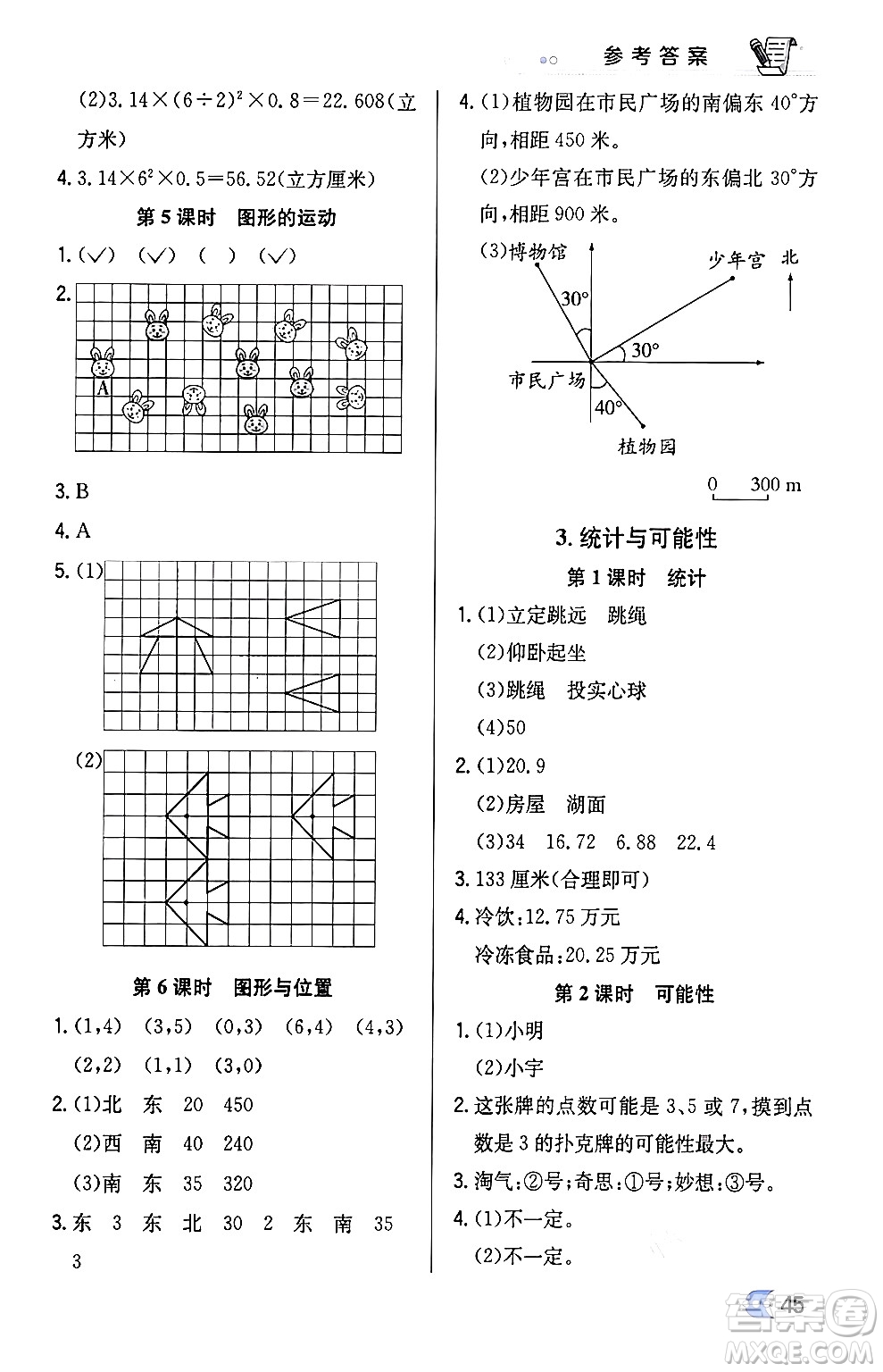 遼海出版社2024年春解透教材六年級數(shù)學(xué)下冊江蘇版答案