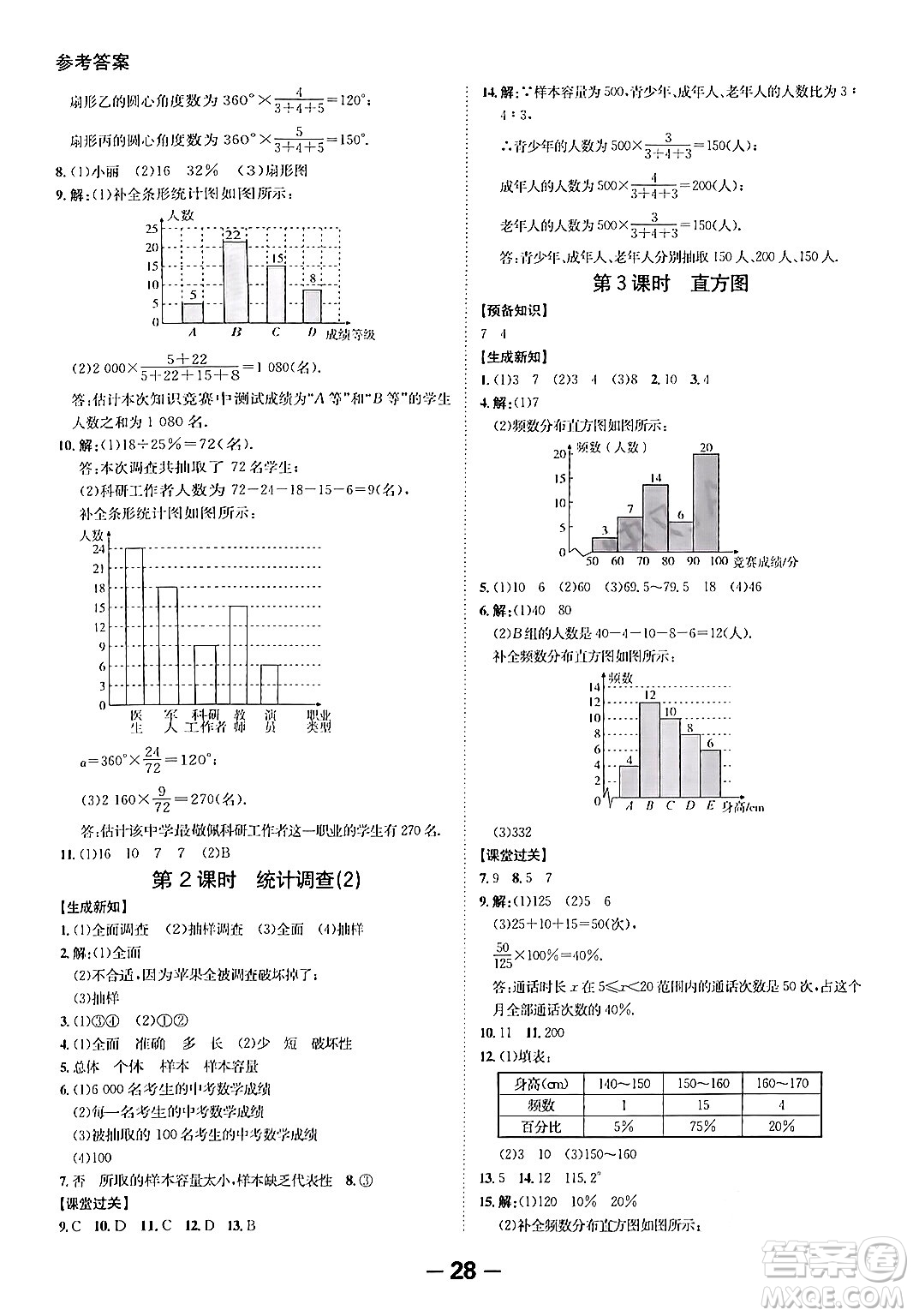 延邊大學(xué)出版社2024年春全程突破初中同步導(dǎo)學(xué)案七年級數(shù)學(xué)下冊人教版答案