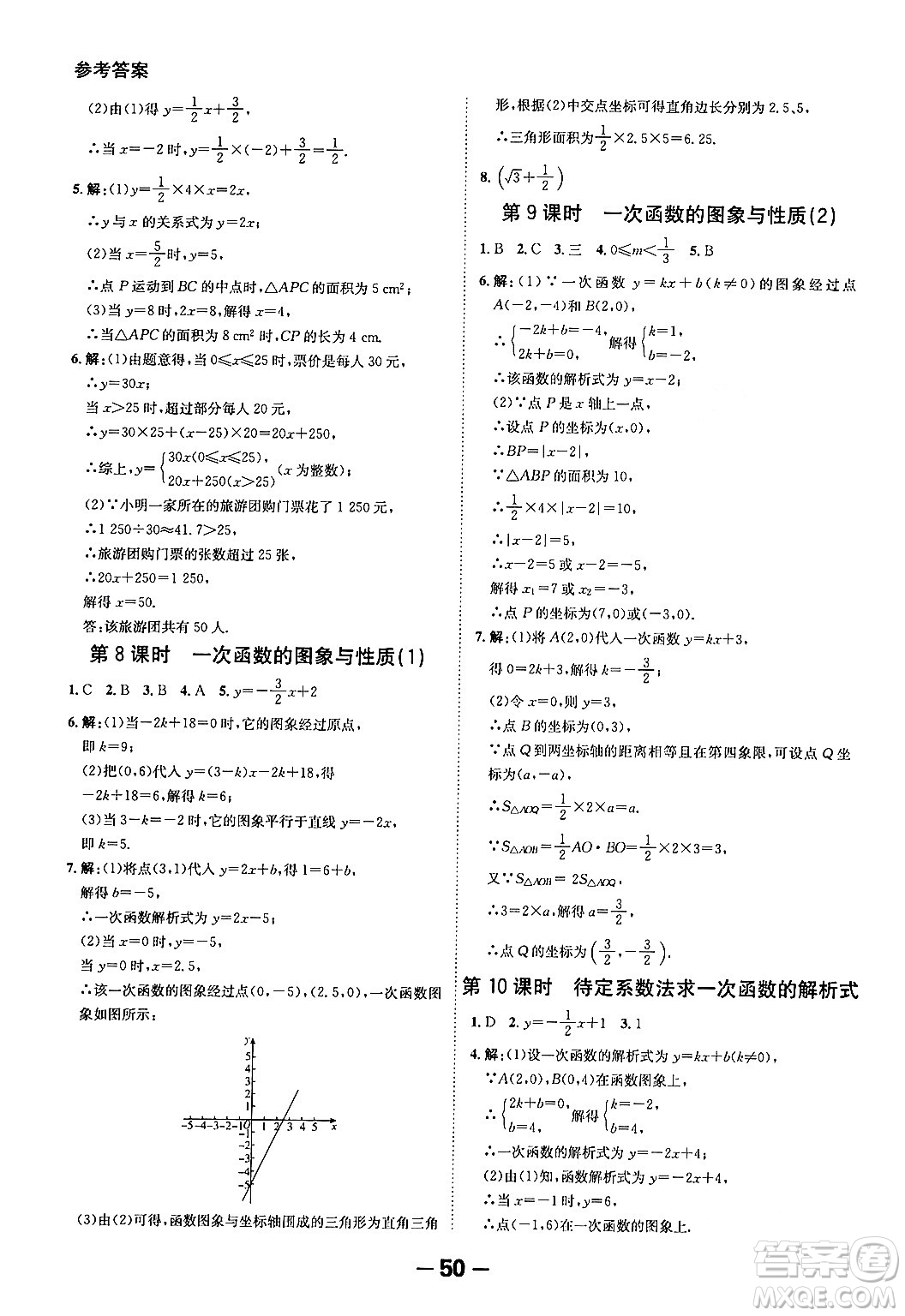 延邊大學(xué)出版社2024年春全程突破初中同步導(dǎo)學(xué)案八年級(jí)數(shù)學(xué)下冊(cè)人教版答案