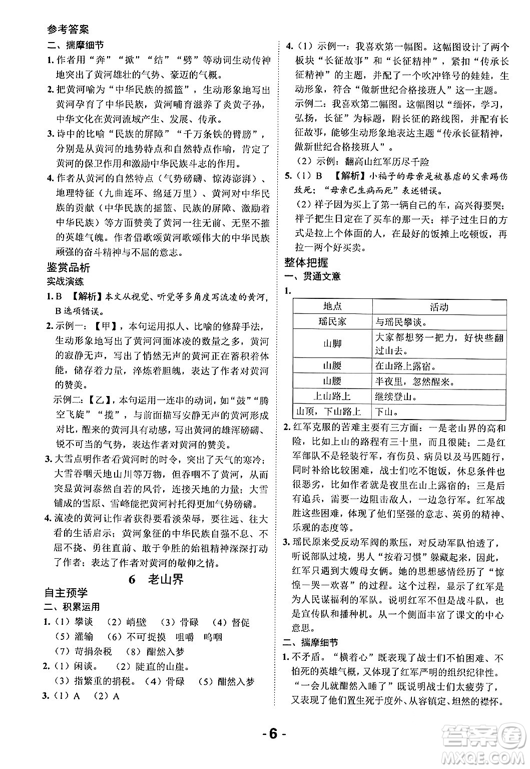 延邊大學(xué)出版社2024年春全程突破初中同步導(dǎo)學(xué)案七年級(jí)語(yǔ)文下冊(cè)課標(biāo)版答案