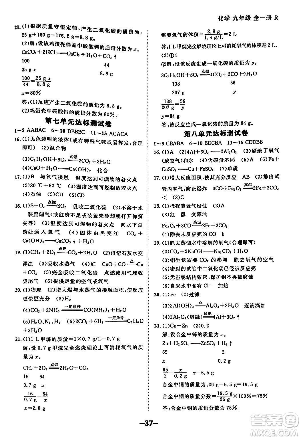 延邊大學(xué)出版社2024年春全程突破初中同步導(dǎo)學(xué)案九年級化學(xué)下冊人教版答案