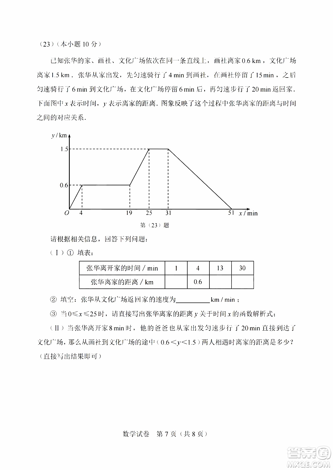 2024天津中考物理真題答案