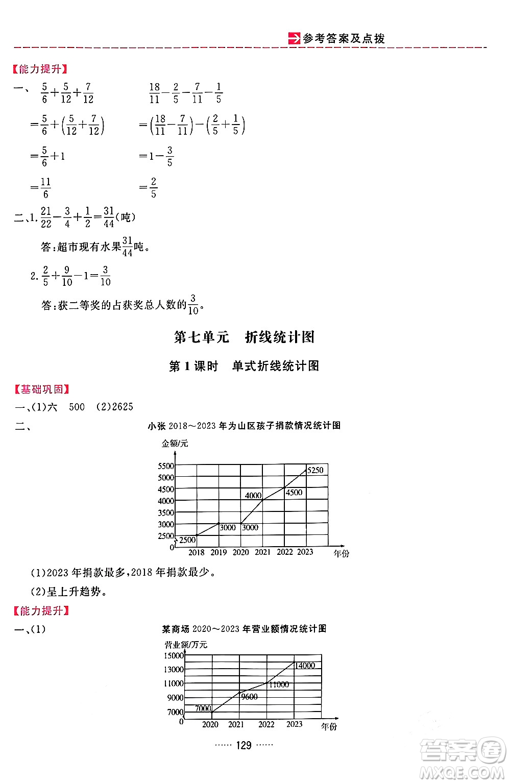 吉林教育出版社2024年春三維數(shù)字課堂五年級數(shù)學(xué)下冊人教版答案