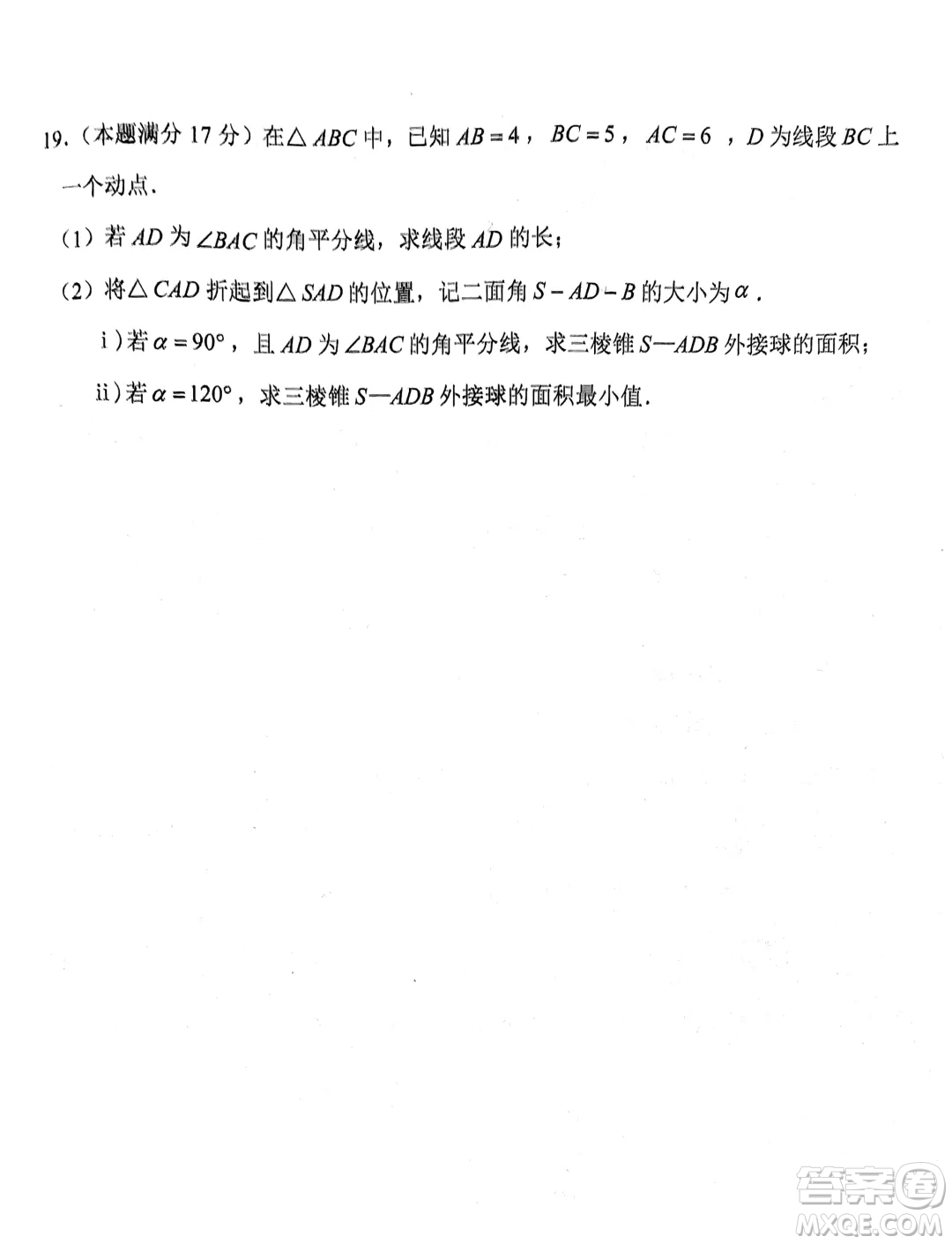 浙江嘉興2024年高一下學(xué)期6月期末檢測數(shù)學(xué)試題答案