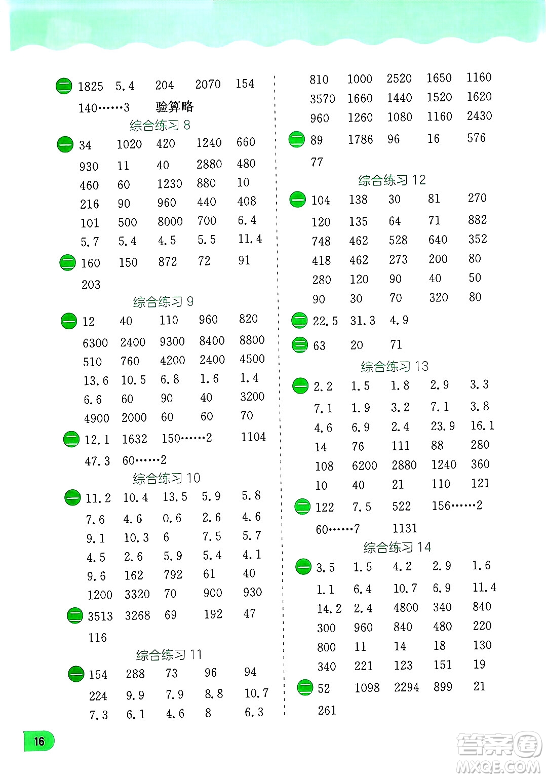 江蘇人民出版社2024年春實驗班提優(yōu)訓(xùn)練暑假銜接三升四年級數(shù)學人教版答案