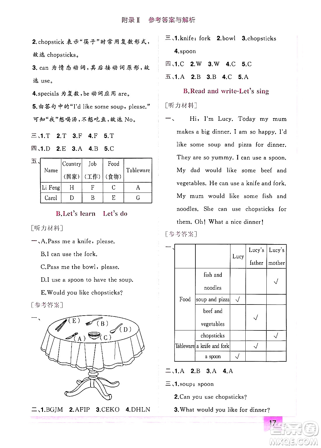 龍門(mén)書(shū)局2024年秋黃岡小狀元作業(yè)本四年級(jí)英語(yǔ)上冊(cè)人教PEP版廣東專版答案