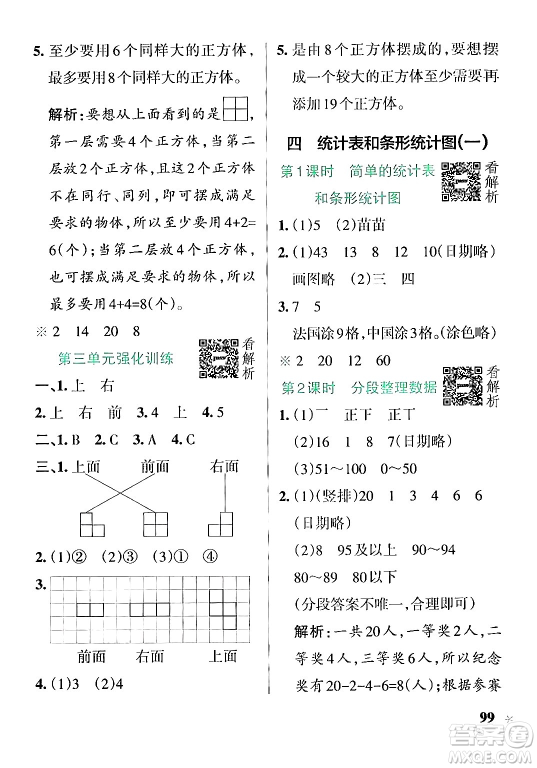 陜西師范大學(xué)出版總社有限公司2024年秋PASS小學(xué)學(xué)霸作業(yè)本四年級(jí)數(shù)學(xué)上冊(cè)蘇教版答案