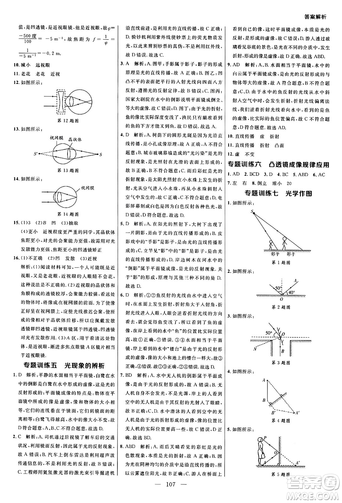 延邊大學(xué)出版社2024年秋細(xì)解巧練八年級物理上冊魯科版答案