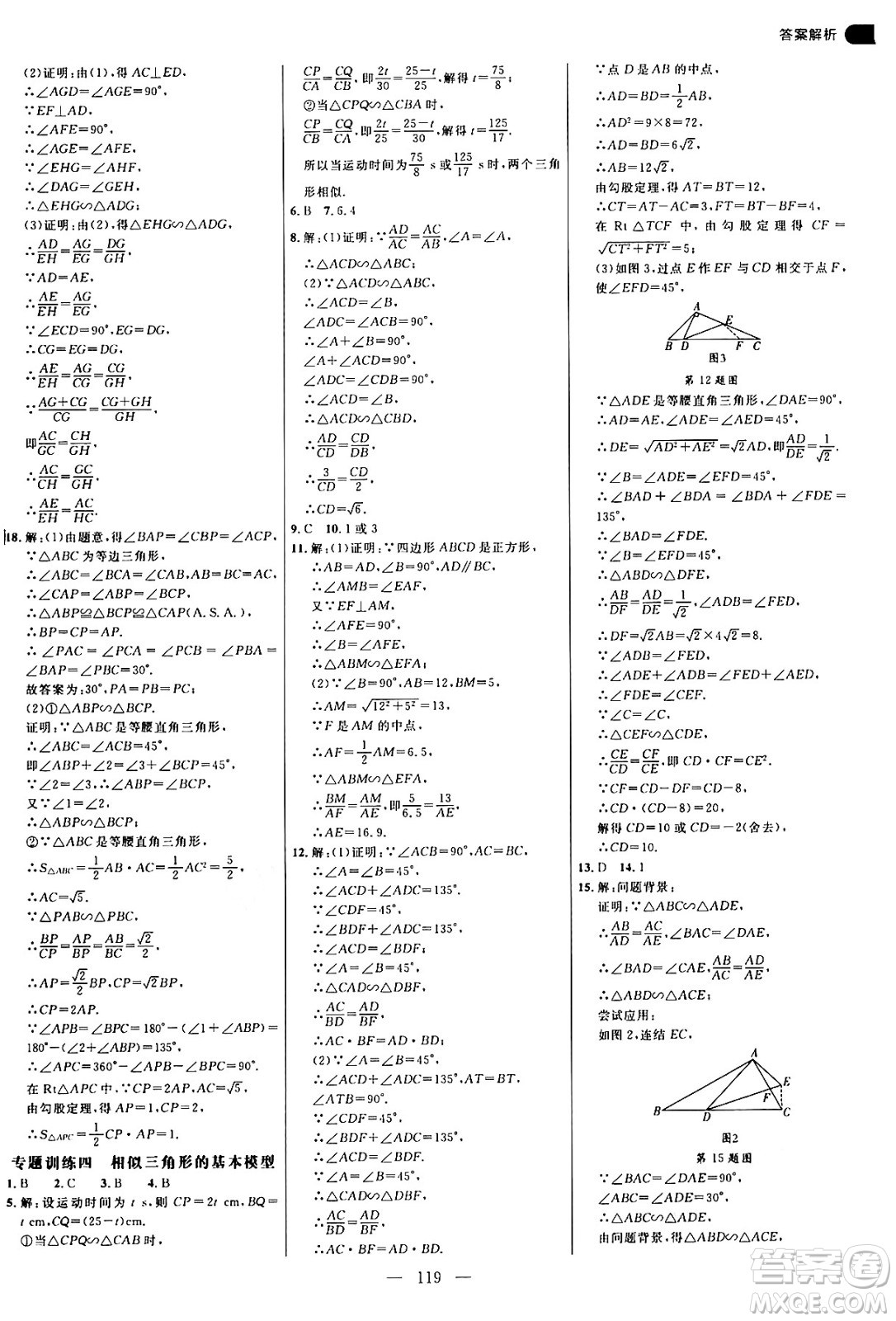 延邊大學出版社2024年秋細解巧練九年級數(shù)學上冊華師版答案