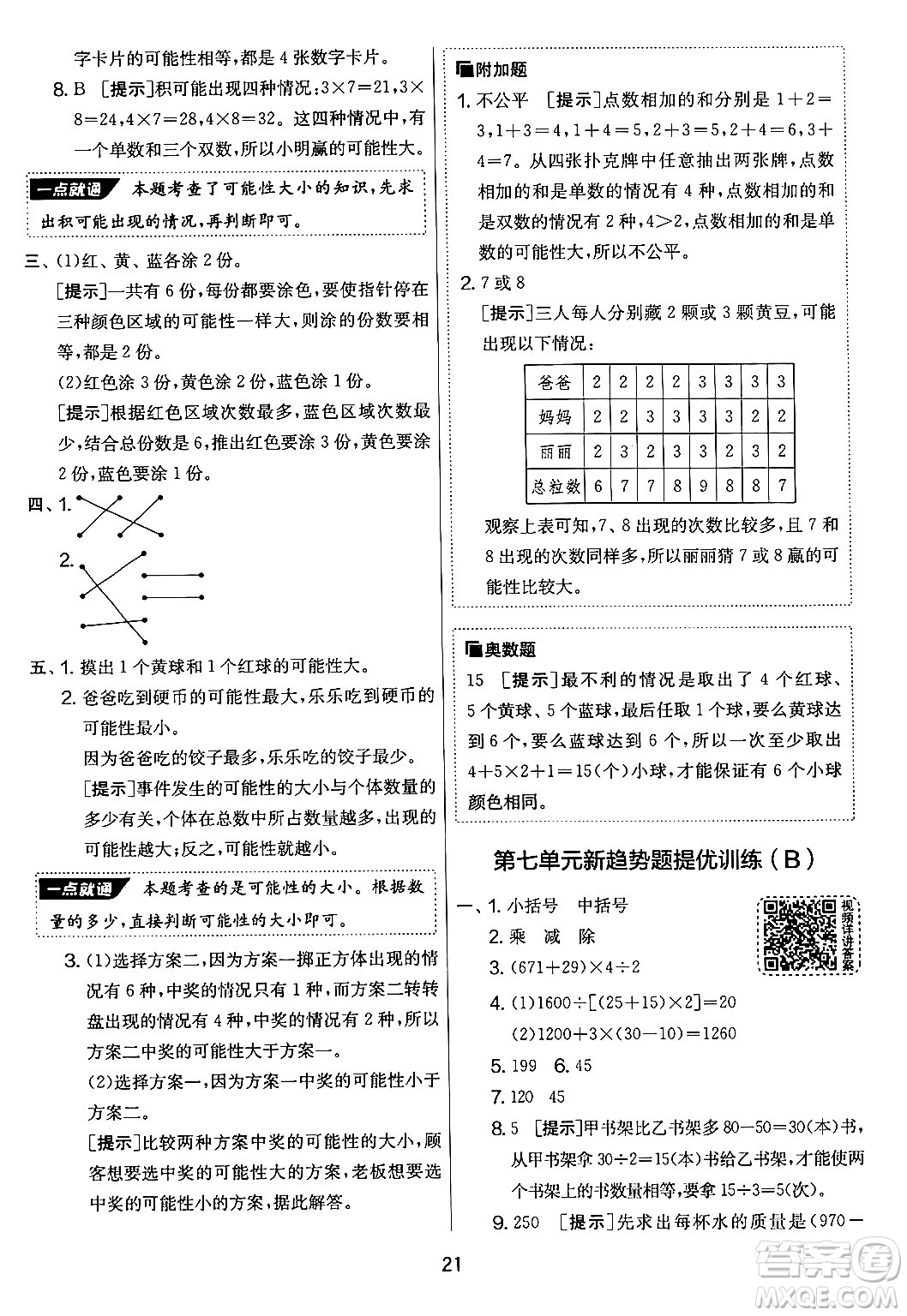 吉林教育出版社2024年秋實(shí)驗(yàn)班提優(yōu)大考卷四年級(jí)數(shù)學(xué)上冊(cè)蘇教版答案