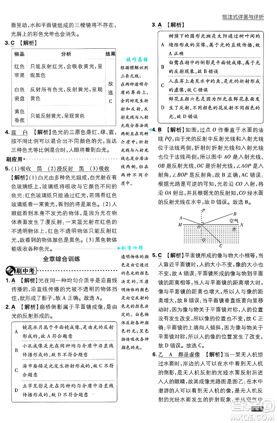 開明出版社2025屆初中必刷題拔尖提優(yōu)訓(xùn)練八年級物理上冊滬科版答案