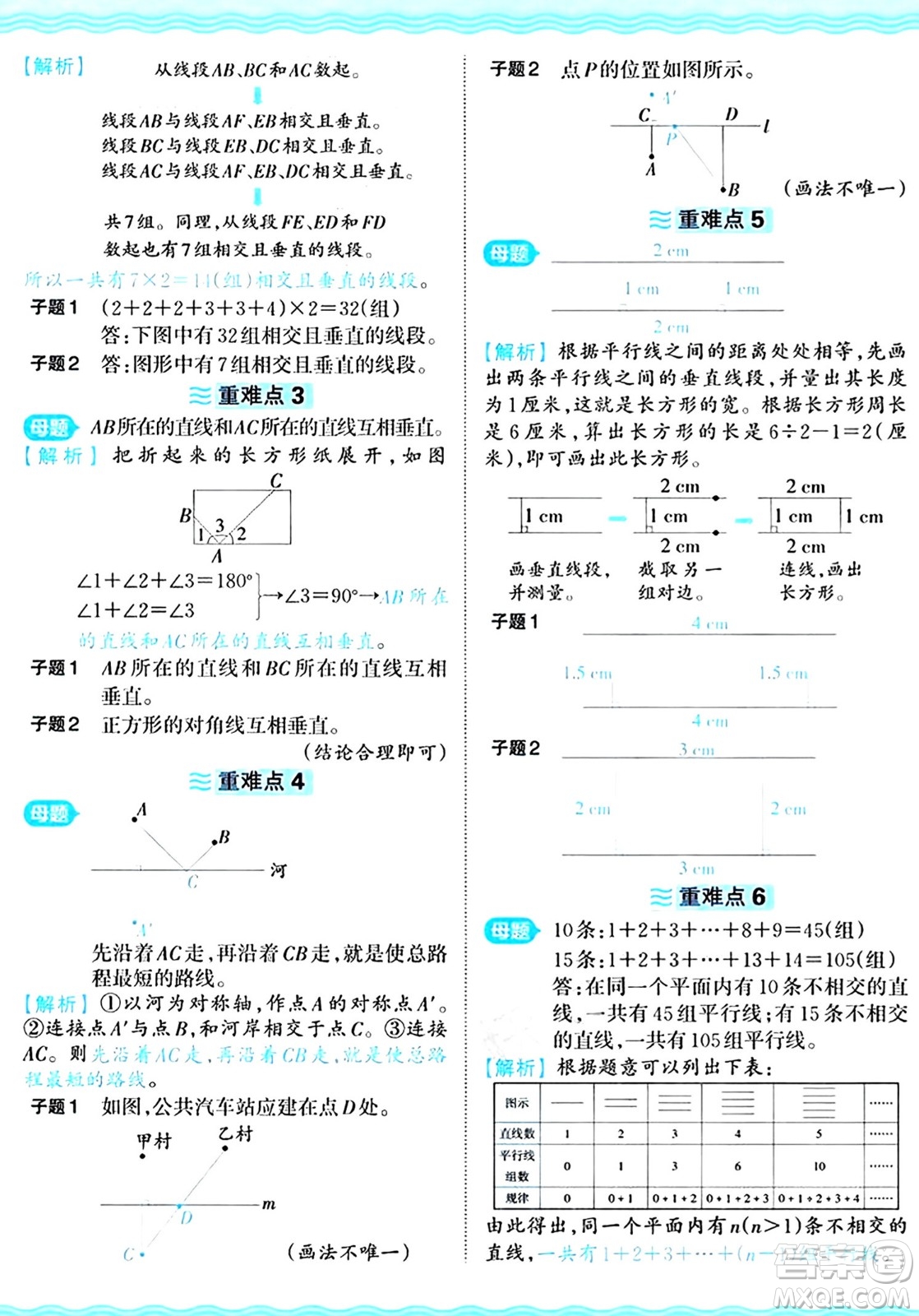 江西人民出版社2024年秋王朝霞培優(yōu)100分四年級(jí)數(shù)學(xué)上冊(cè)冀教版答案