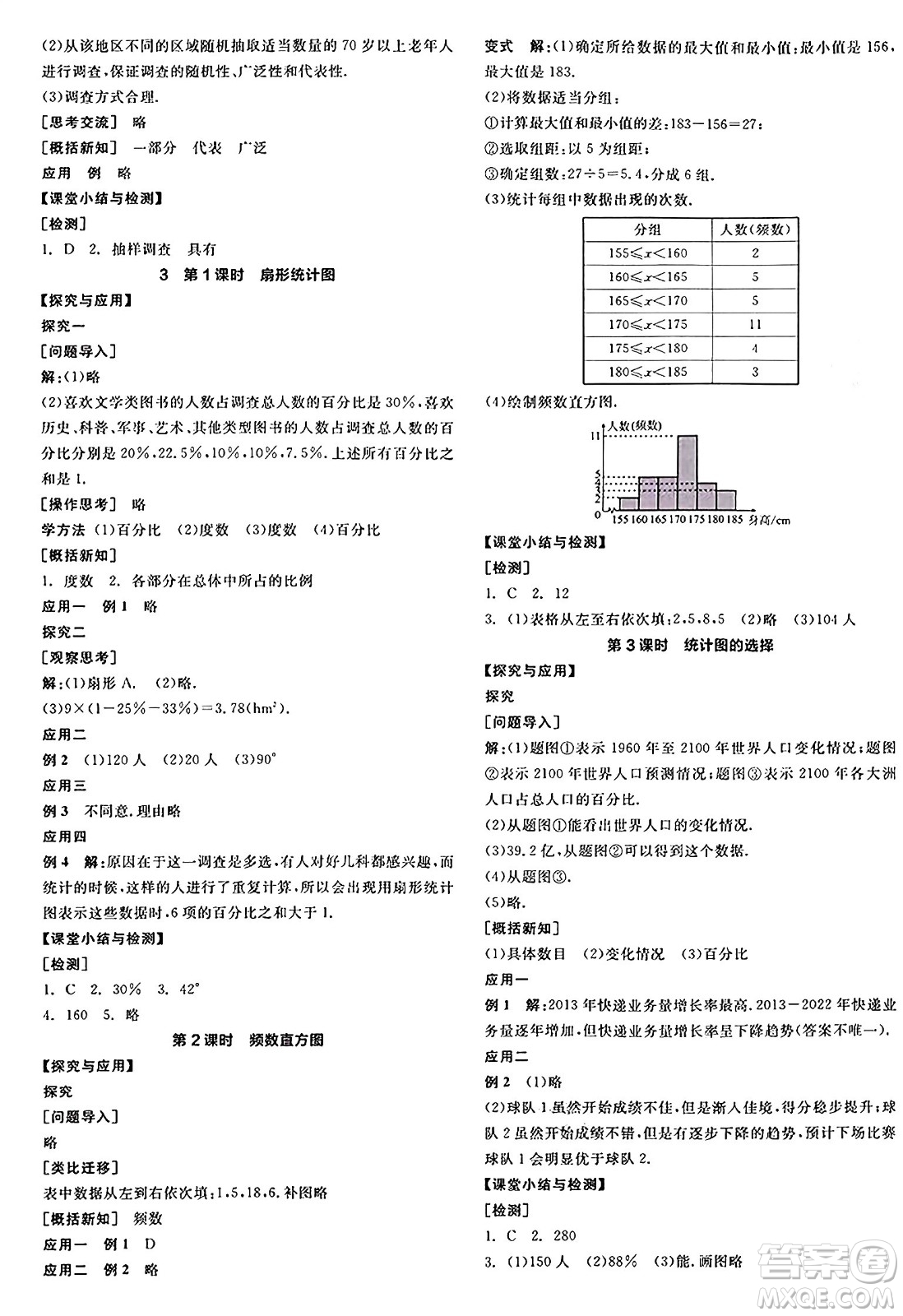 天津人民出版社2024年秋全品學(xué)練考七年級(jí)數(shù)學(xué)上冊(cè)北師大版遼寧專版答案