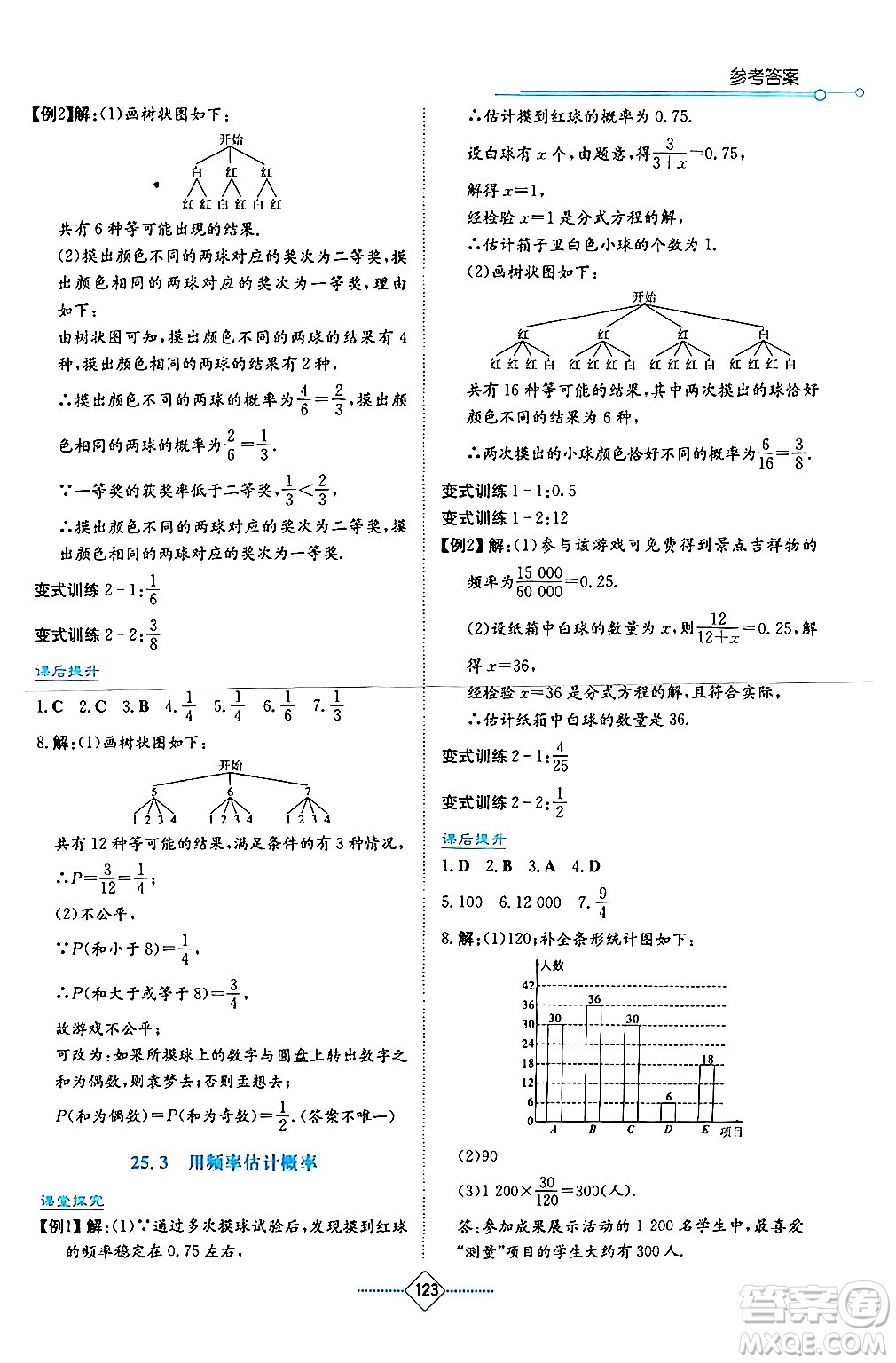 湖南教育出版社2024年秋學(xué)法大視野九年級數(shù)學(xué)上冊人教版答案