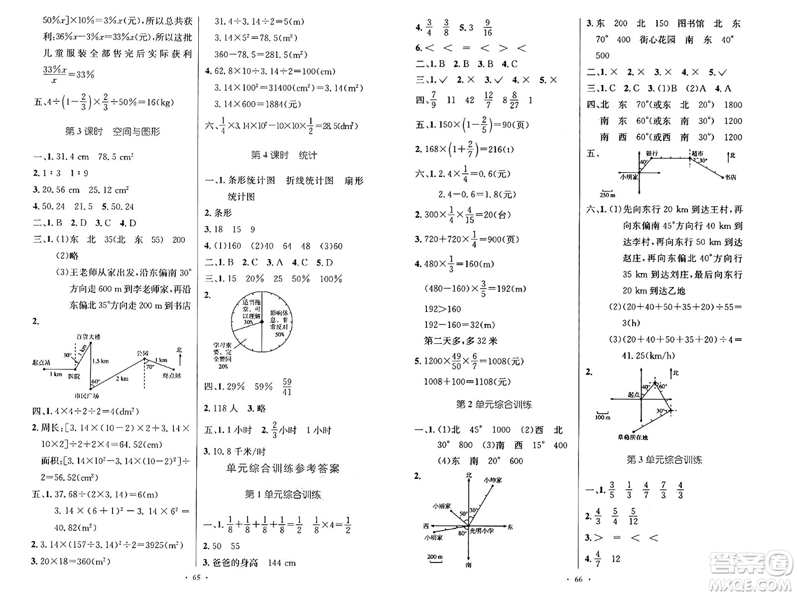 人民教育出版社2024年秋小學(xué)同步測(cè)控優(yōu)化設(shè)計(jì)六年級(jí)數(shù)學(xué)上冊(cè)人教版增強(qiáng)版答案