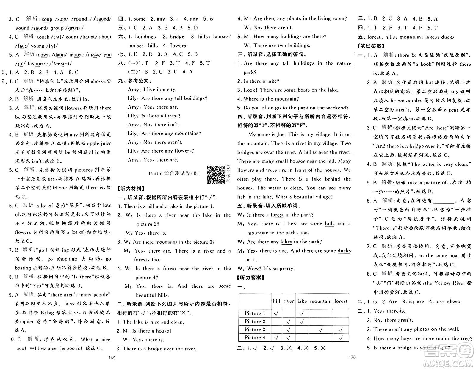 寧夏人民教育出版社2024年秋學(xué)霸提優(yōu)大試卷五年級英語上冊人教版答案