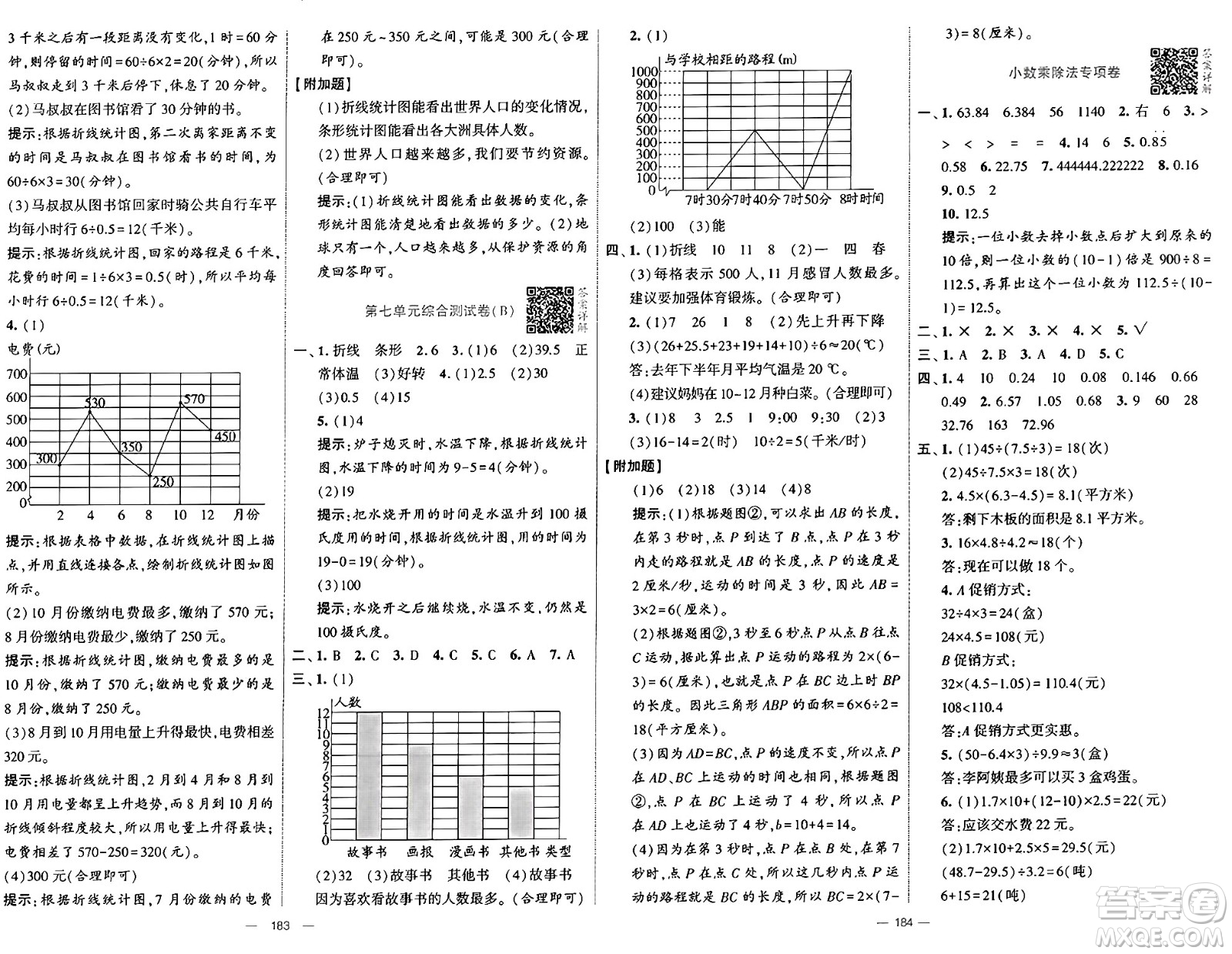 寧夏人民教育出版社2024年秋學霸提優(yōu)大試卷五年級數(shù)學上冊青島版答案