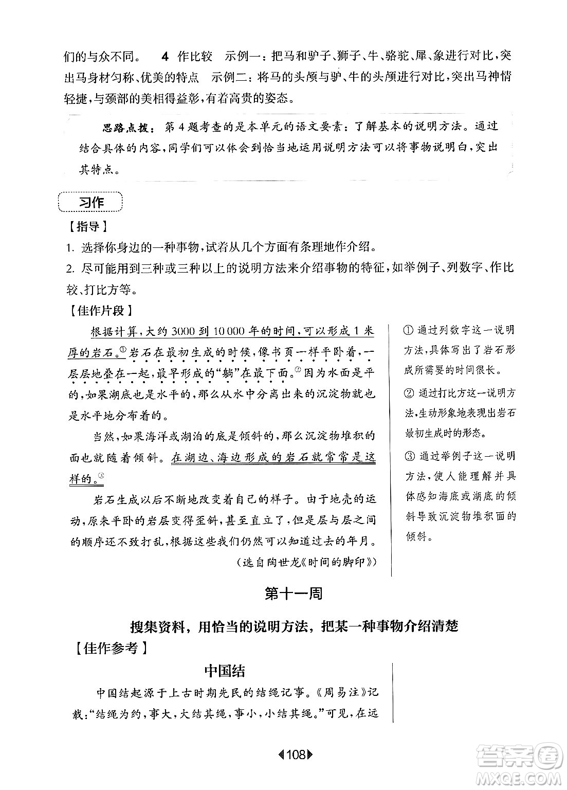 華東師范大學出版社2024年秋華東師大版一課一練五年級語文上冊華師版增強版上海專版答案