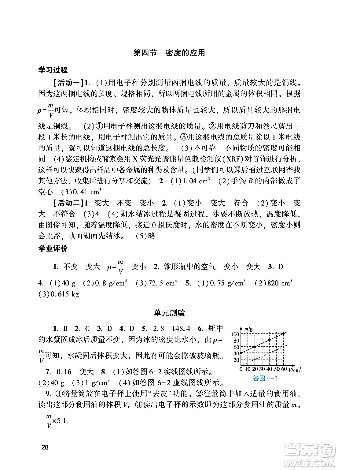 廣州出版社2024年秋陽光學業(yè)評價八年級物理上冊人教版答案