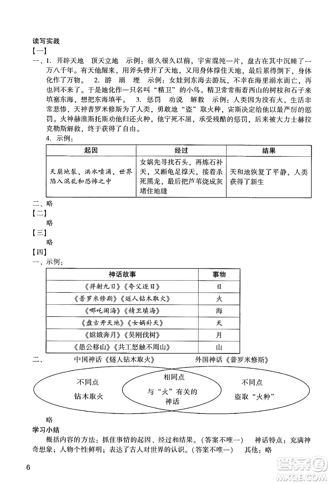 廣州出版社2024年秋陽(yáng)光學(xué)業(yè)評(píng)價(jià)四年級(jí)語(yǔ)文上冊(cè)人教版答案